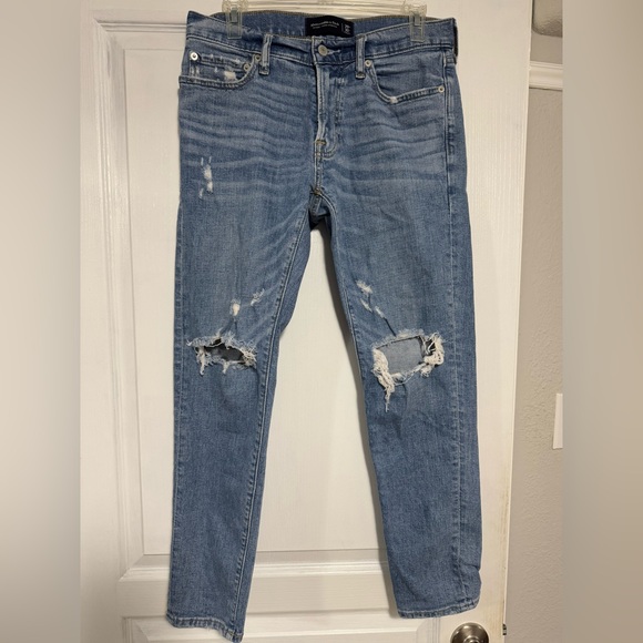 Abercrombie & Fitch Other - Abercrombie & Fitch Men Jeans 29x30 Blue Denim Langdon Skinny Stretch